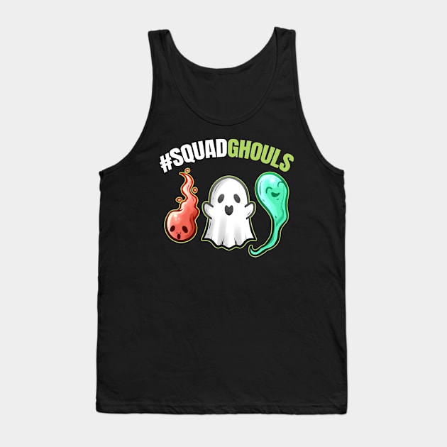 SquadGhouls Squad Of Ghouls Ghosts Spirits Halloween Tank Top by SinBle